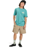 The Quiksilver Mens Gotam Foam T-Shirt in Deep Sea
