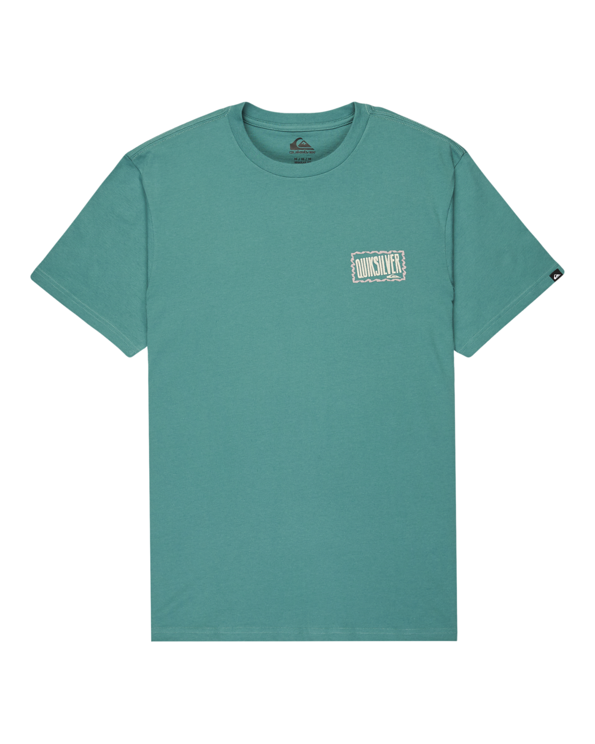 The Quiksilver Mens Gotam Foam T-Shirt in Deep Sea