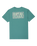 The Quiksilver Mens Gotam Foam T-Shirt in Deep Sea