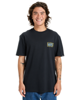 The Quiksilver Mens Gotam Foam T-Shirt in Black