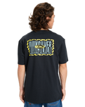 The Quiksilver Mens Gotam Foam T-Shirt in Black