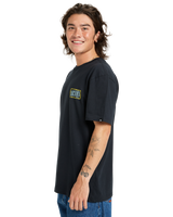 The Quiksilver Mens Gotam Foam T-Shirt in Black