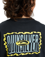 The Quiksilver Mens Gotam Foam T-Shirt in Black
