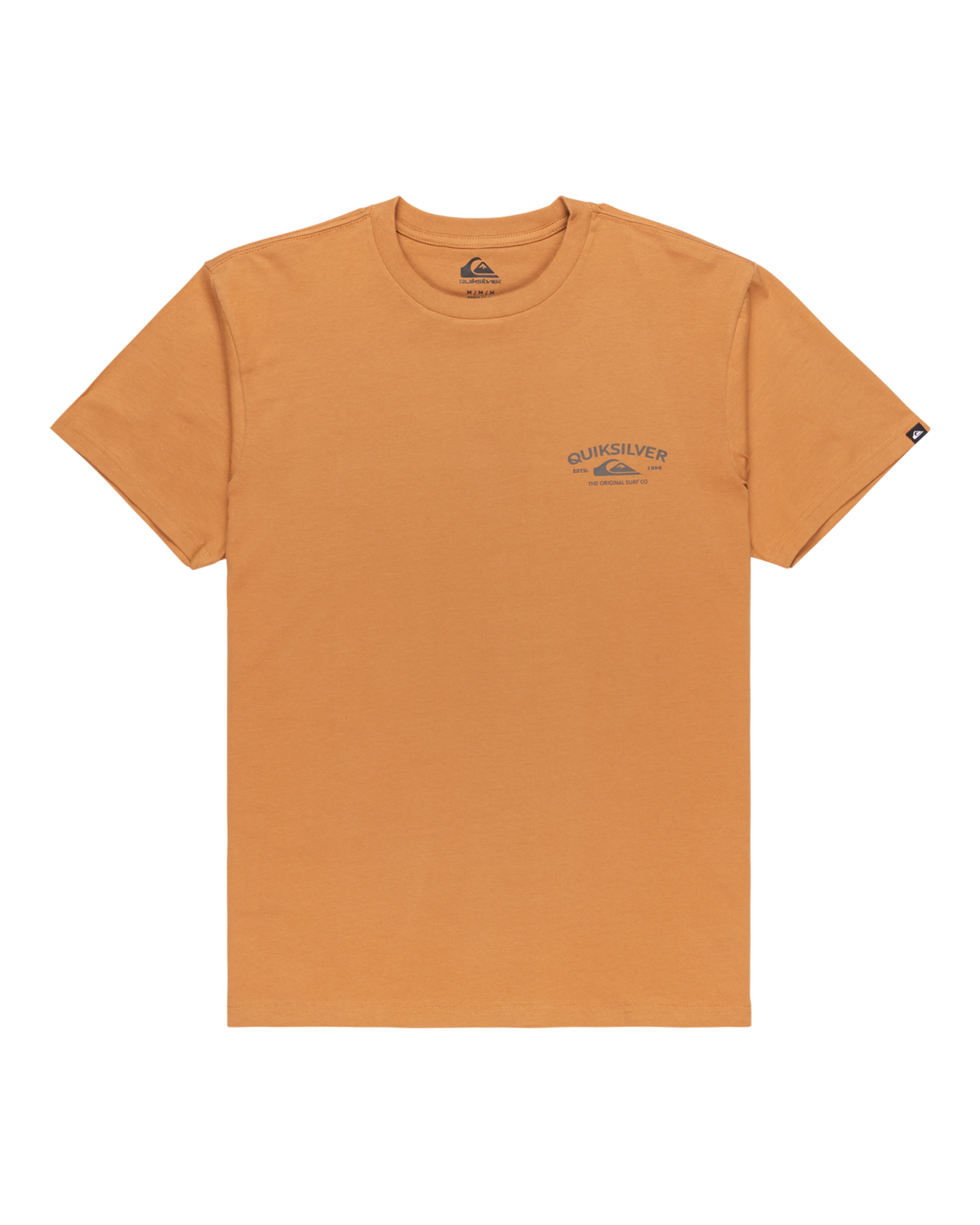 The Quiksilver Mens Anchor Lockup T-Shirt in Almond