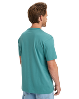 The Quiksilver Mens Anchor Lockup T-Shirt in Deep Sea