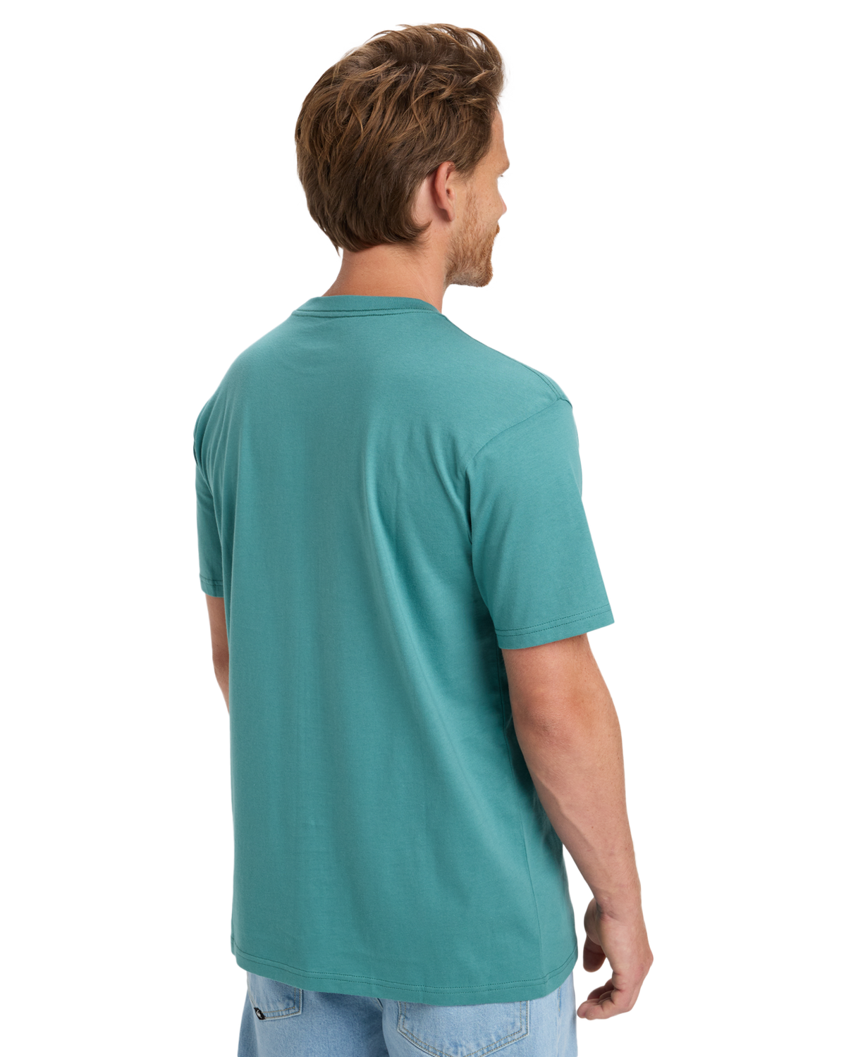 The Quiksilver Mens Anchor Lockup T-Shirt in Deep Sea