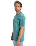 The Quiksilver Mens Anchor Lockup T-Shirt in Deep Sea