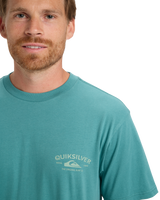 The Quiksilver Mens Anchor Lockup T-Shirt in Deep Sea