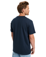 The Quiksilver Mens Anchor Lockup T-Shirt in Dark Navy