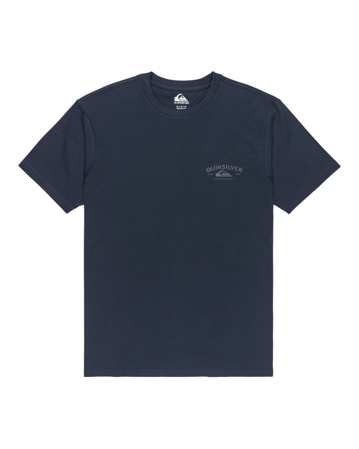 The Quiksilver Mens Anchor Lockup T-Shirt in Dark Navy