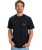 The Quiksilver Mens Anchor Lockup T-Shirt in Black