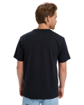 The Quiksilver Mens Anchor Lockup T-Shirt in Black