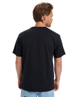 The Quiksilver Mens Anchor Lockup T-Shirt in Black