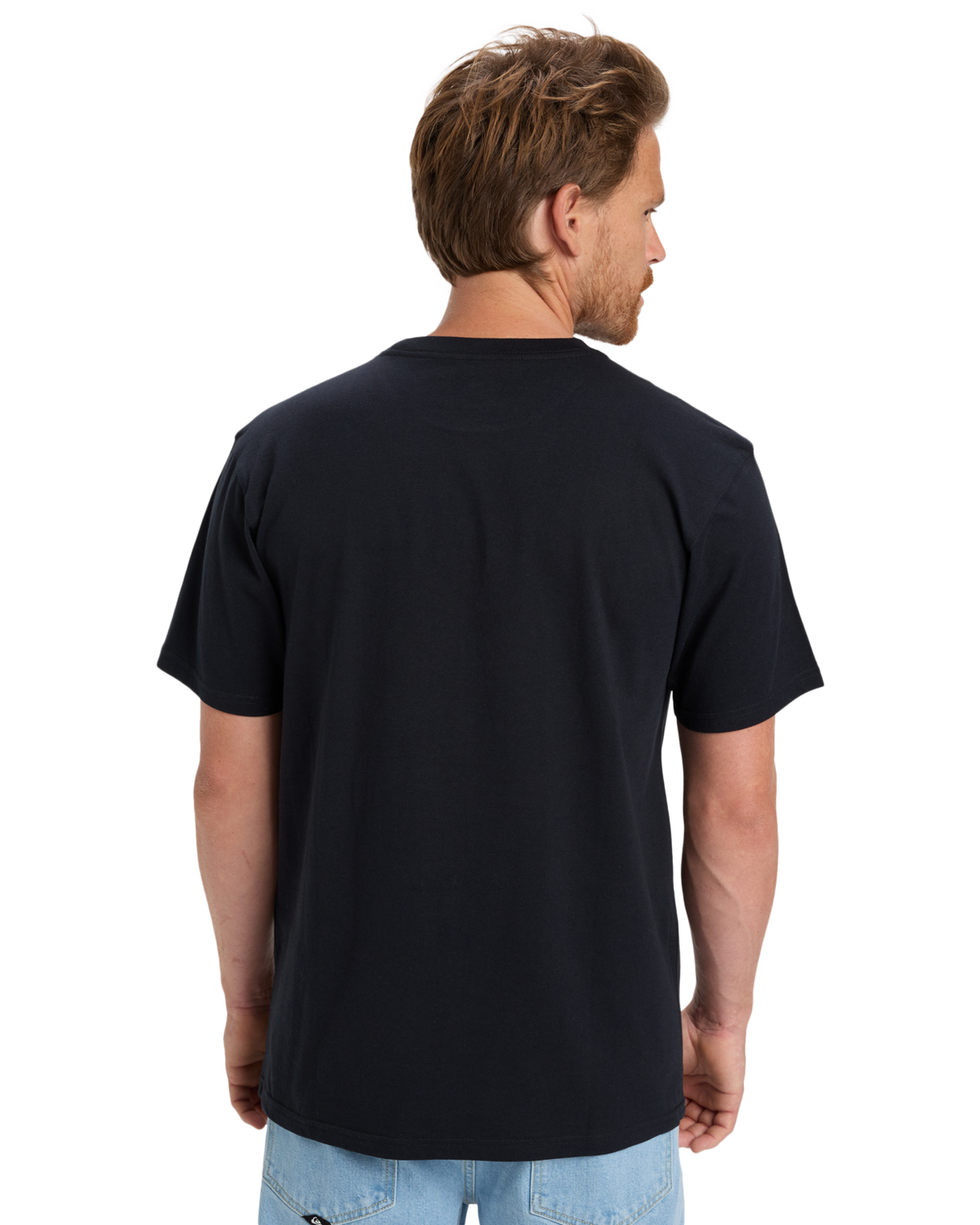 The Quiksilver Mens Anchor Lockup T-Shirt in Black