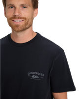 The Quiksilver Mens Anchor Lockup T-Shirt in Black