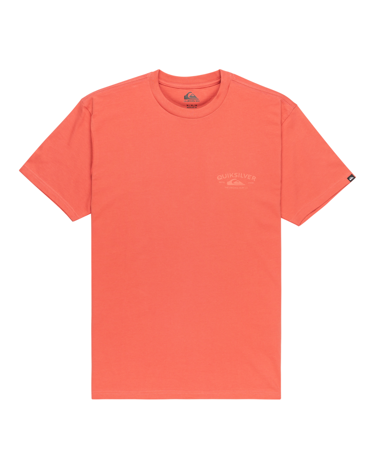 The Quiksilver Mens Anchor Lockup T-Shirt in Mustard