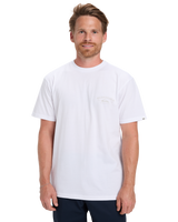 The Quiksilver Mens Anchor Lockup T-Shirt in White