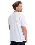 The Quiksilver Mens Anchor Lockup T-Shirt in White