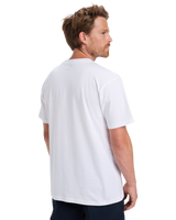 The Quiksilver Mens Anchor Lockup T-Shirt in White