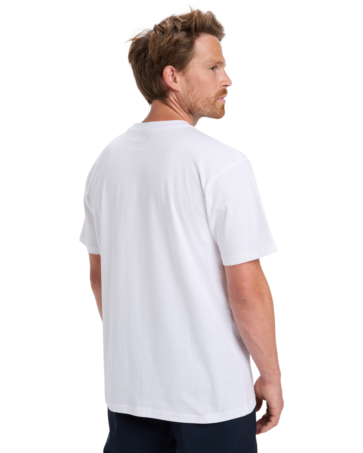 The Quiksilver Mens Anchor Lockup T-Shirt in White