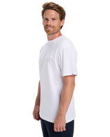 The Quiksilver Mens Anchor Lockup T-Shirt in White