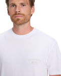 The Quiksilver Mens Anchor Lockup T-Shirt in White