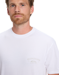 The Quiksilver Mens Anchor Lockup T-Shirt in White