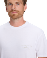 The Quiksilver Mens Anchor Lockup T-Shirt in White
