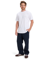 The Quiksilver Mens Anchor Lockup T-Shirt in White