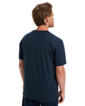 The Quiksilver Mens Box Shaped T-Shirt in Dark Navy