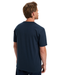The Quiksilver Mens Box Shaped T-Shirt in Dark Navy