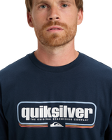 The Quiksilver Mens Box Shaped T-Shirt in Dark Navy