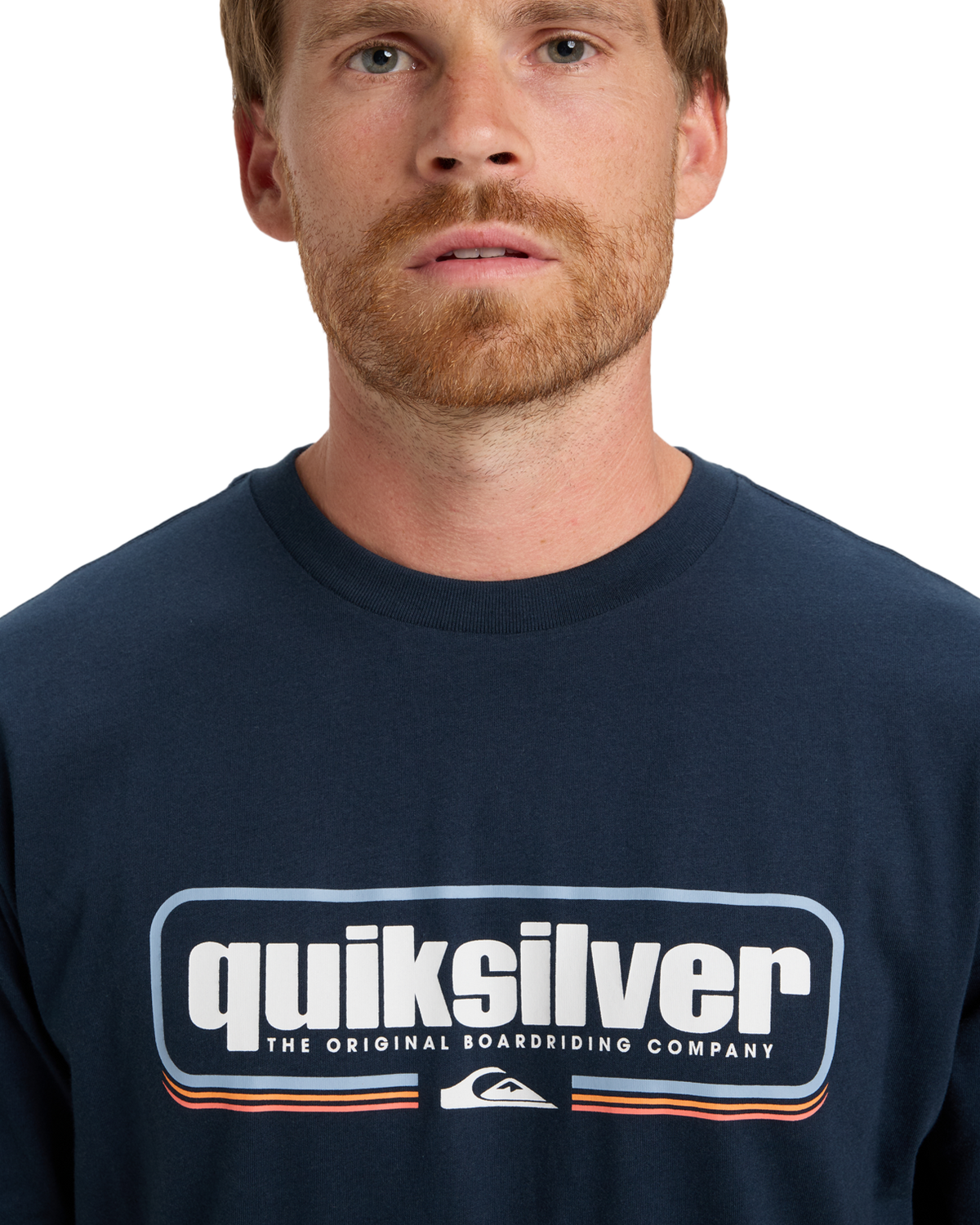 The Quiksilver Mens Box Shaped T-Shirt in Dark Navy