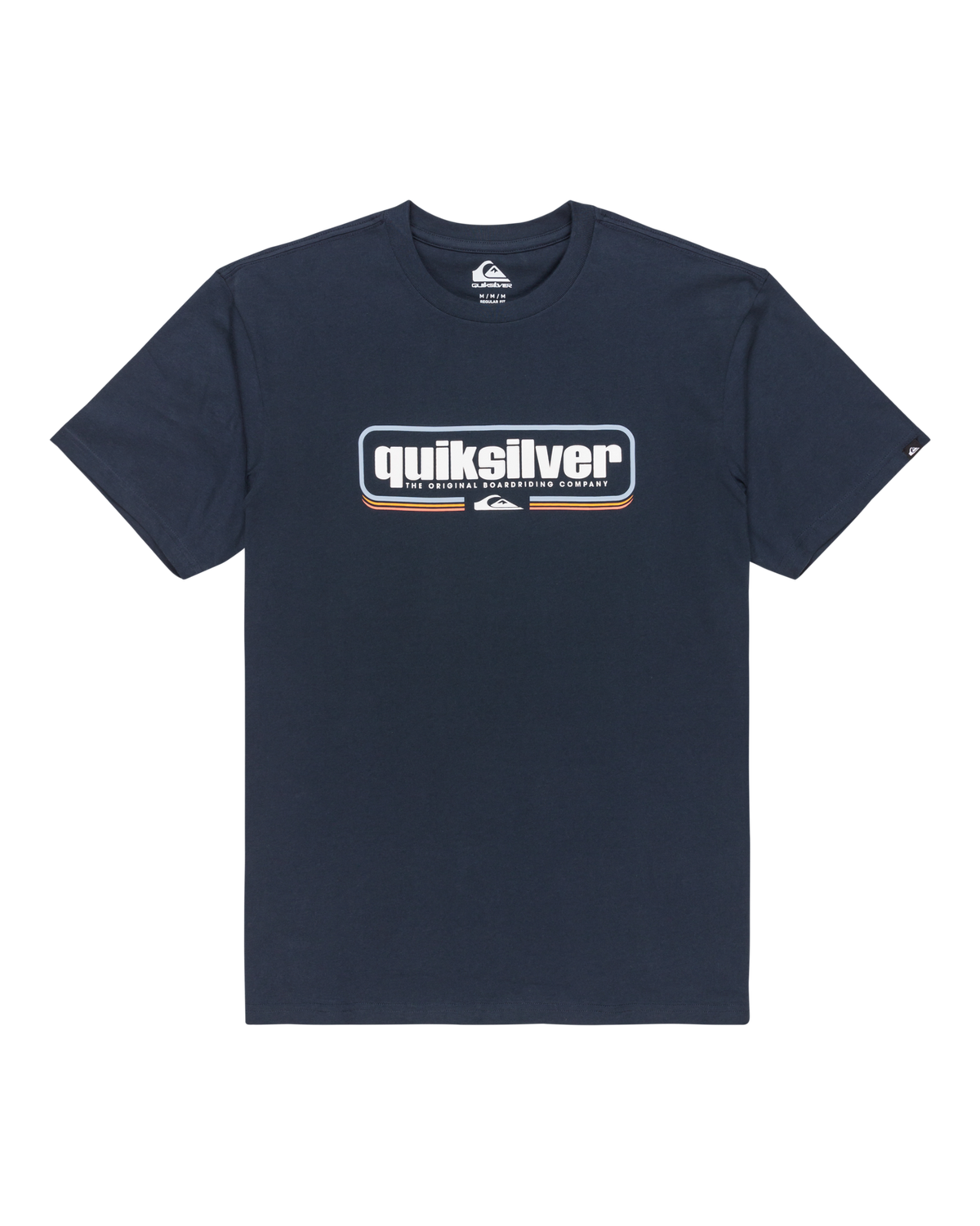 The Quiksilver Mens Box Shaped T-Shirt in Dark Navy