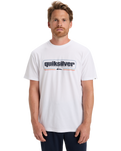 The Quiksilver Mens Box Shaped T-Shirt in White