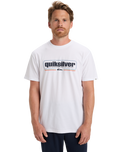 The Quiksilver Mens Box Shaped T-Shirt in White