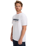 The Quiksilver Mens Box Shaped T-Shirt in White