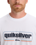 The Quiksilver Mens Box Shaped T-Shirt in White