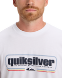 The Quiksilver Mens Box Shaped T-Shirt in White