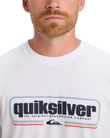 The Quiksilver Mens Box Shaped T-Shirt in White