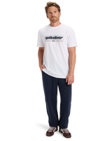 The Quiksilver Mens Box Shaped T-Shirt in White