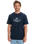 The Quiksilver Mens Type Line T-Shirt in Dark Navy