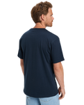 The Quiksilver Mens Type Line T-Shirt in Dark Navy