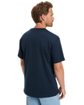 The Quiksilver Mens Type Line T-Shirt in Dark Navy