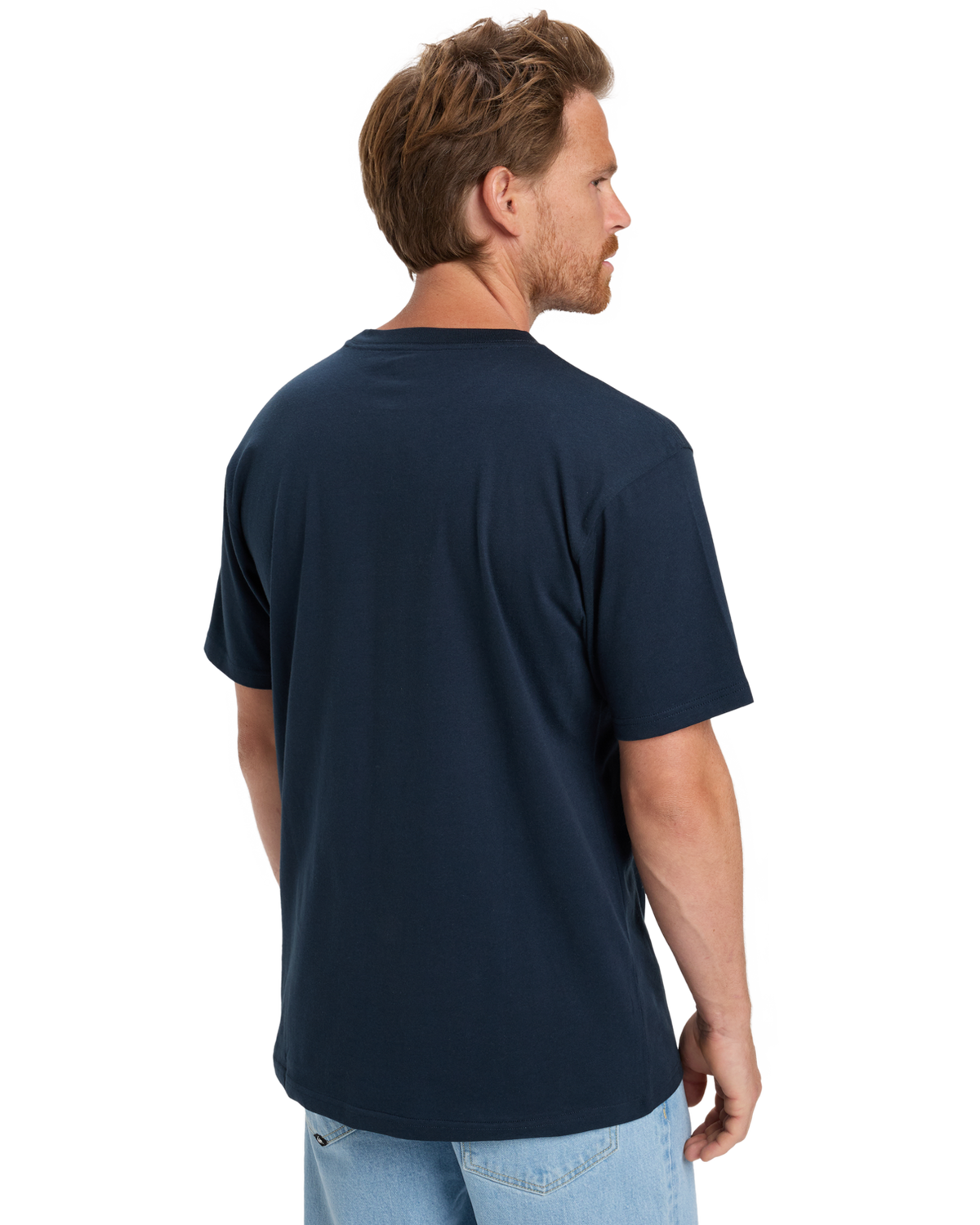 The Quiksilver Mens Type Line T-Shirt in Dark Navy