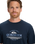 The Quiksilver Mens Type Line T-Shirt in Dark Navy