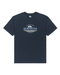 The Quiksilver Mens Type Line T-Shirt in Dark Navy