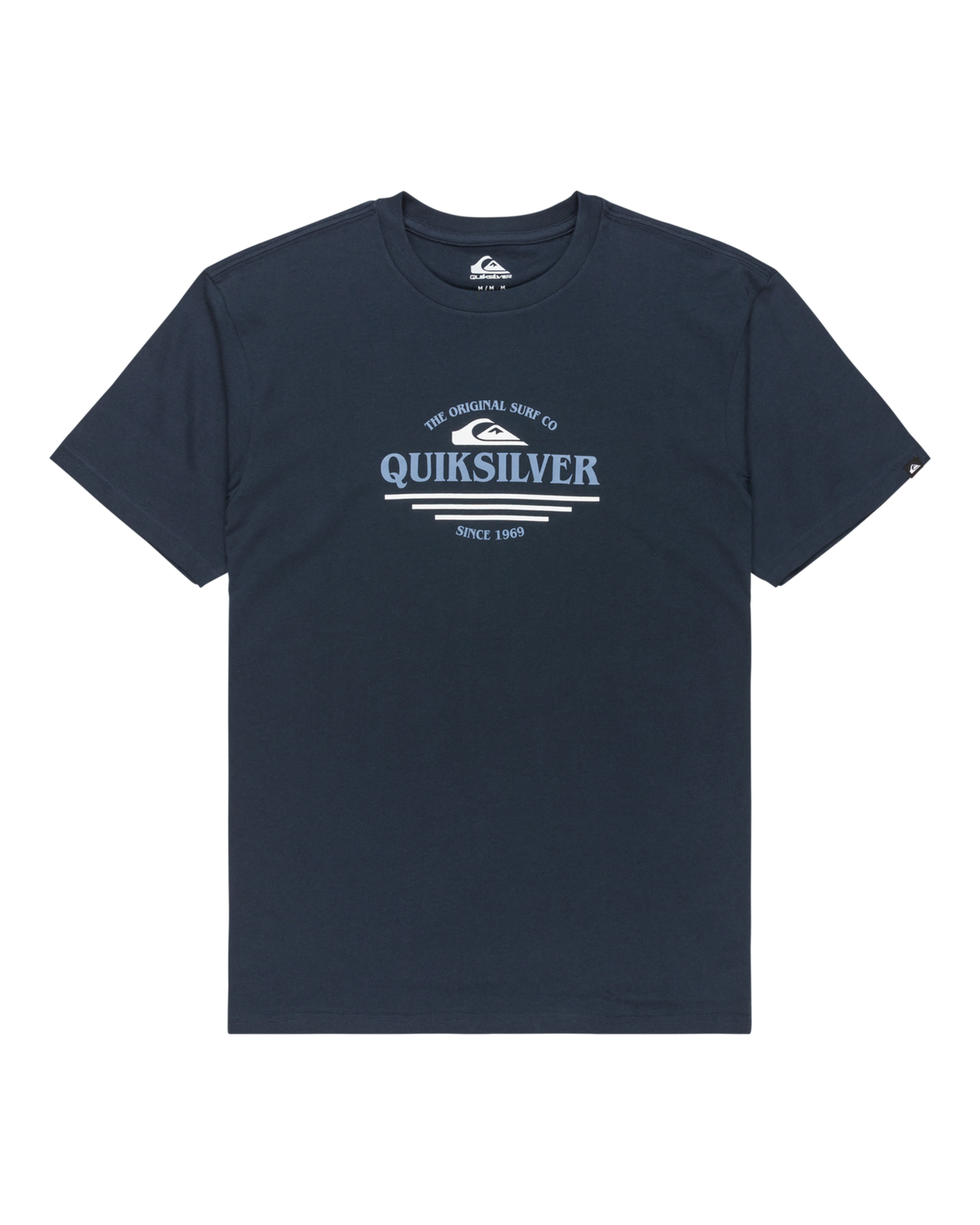 The Quiksilver Mens Type Line T-Shirt in Dark Navy