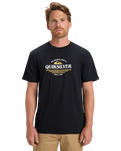 The Quiksilver Mens Type Line T-Shirt in Black