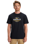 The Quiksilver Mens Type Line T-Shirt in Black